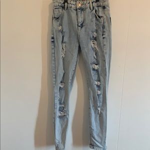 Primark Ripped Denim Boyfriend jeans
